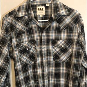 Ely Cattleman -western shirt-mens small